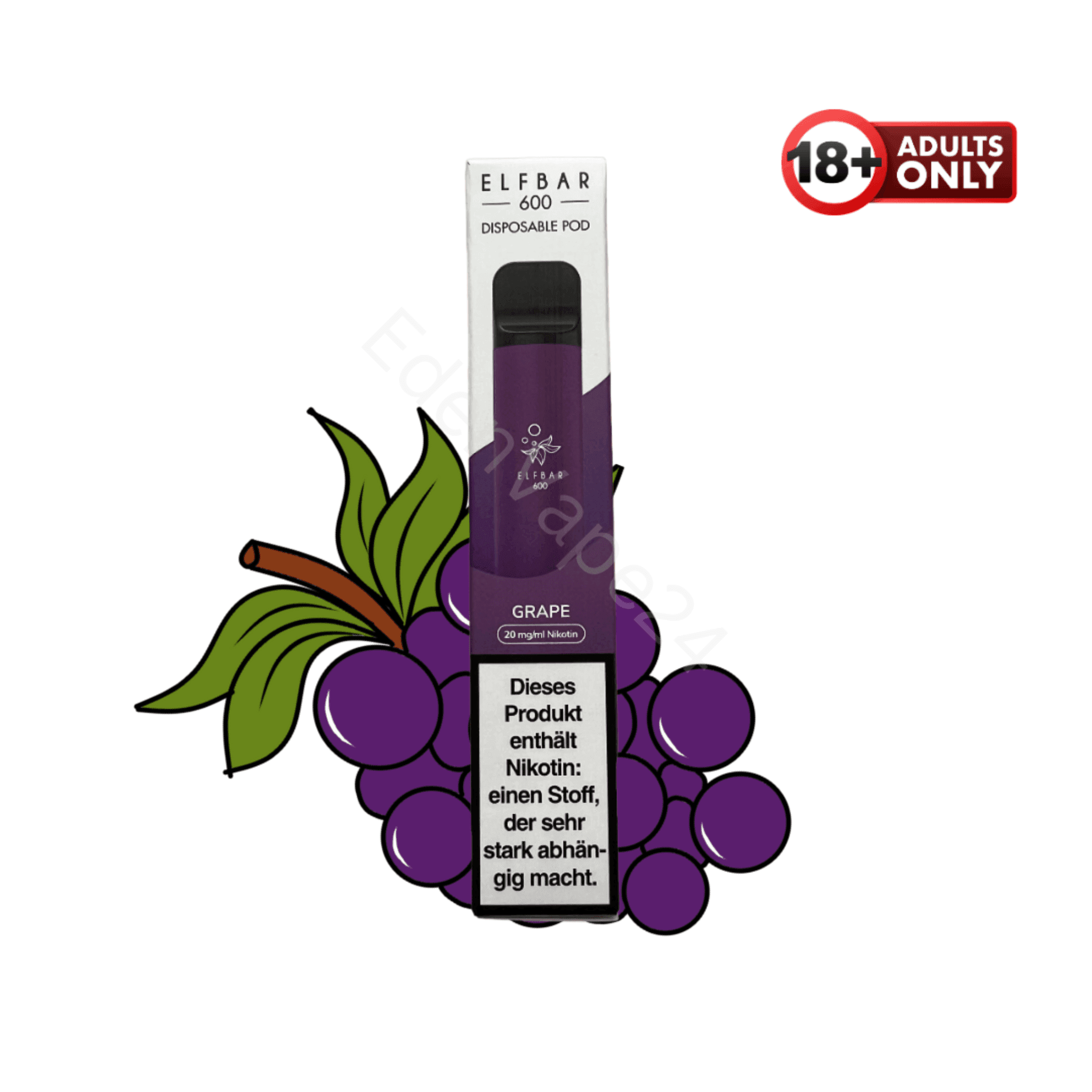 Elfbar 600 - Grape - EdenVape24